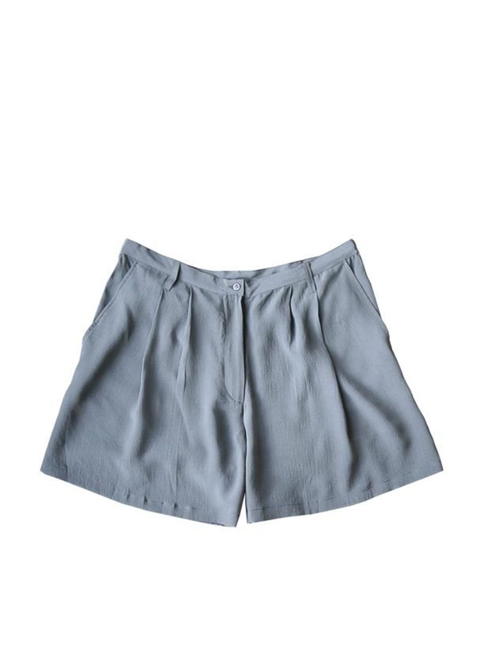 <p>Grey silk shorts, £62, by <a href="http://pyrus-london.com/product/160">Pyrus</a> </p>