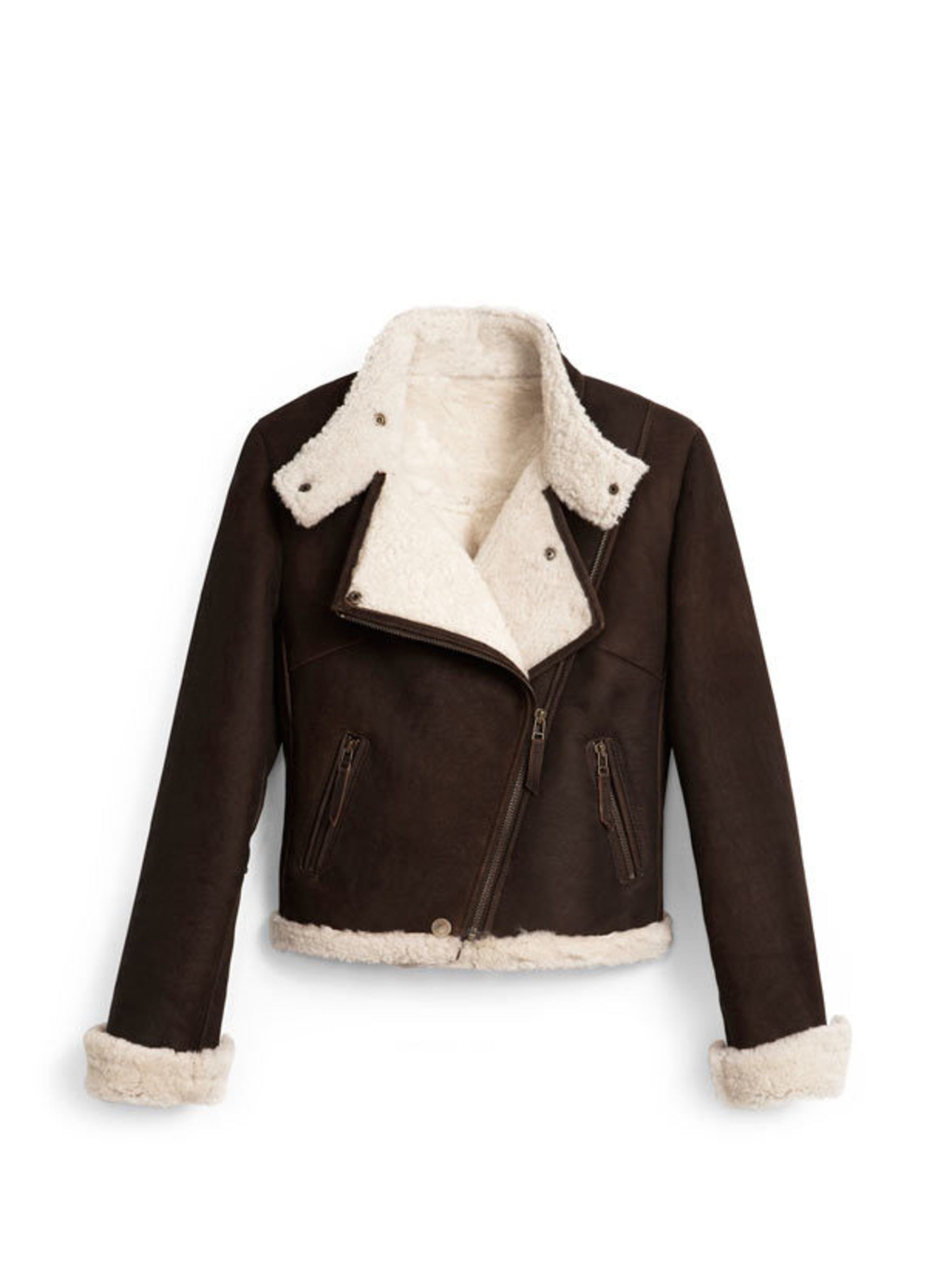 sportsgirl shearling jacket