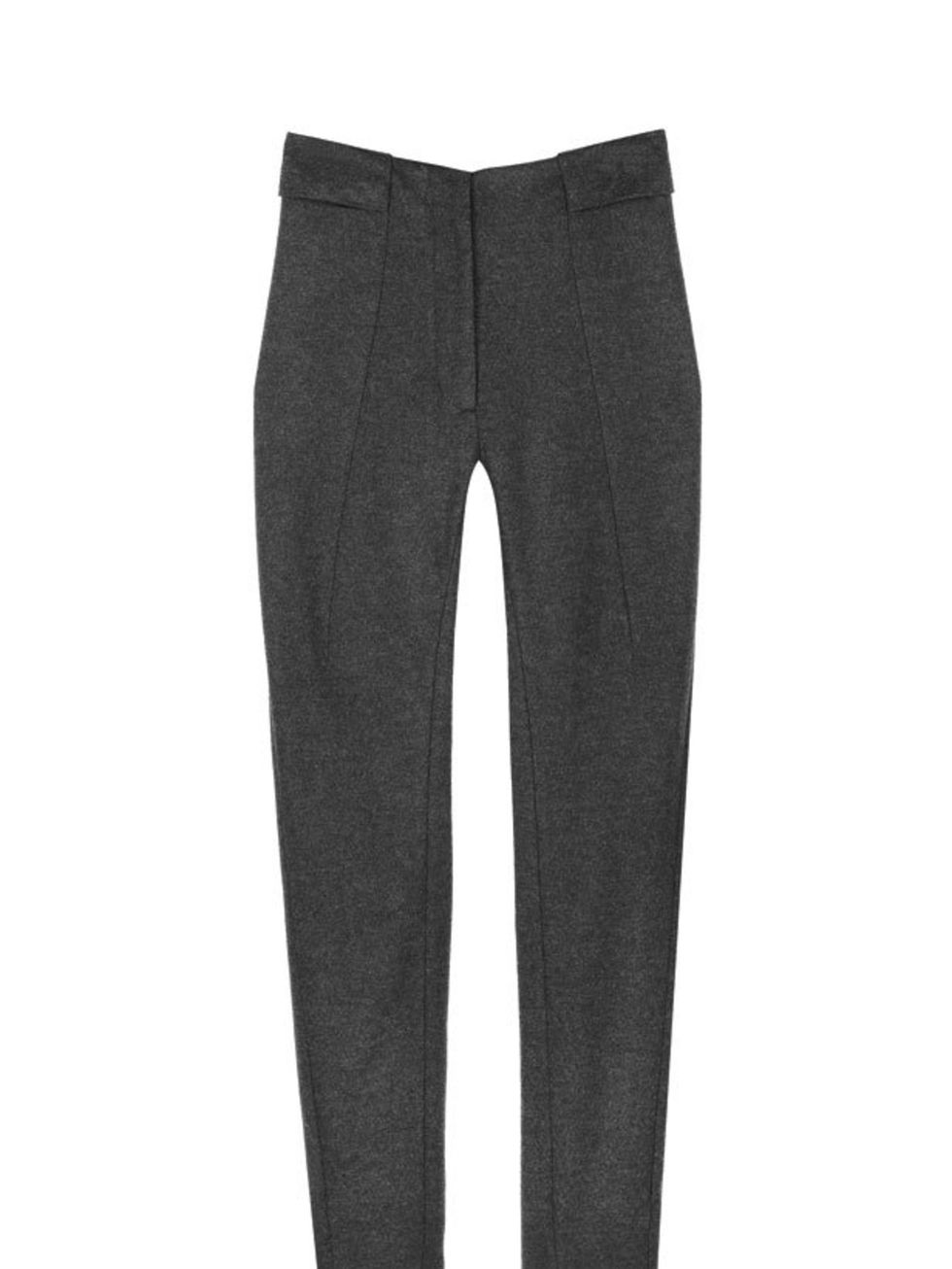 <p>Cos grey wool trousers, £65, for stockists call 020 7478 0400</p>