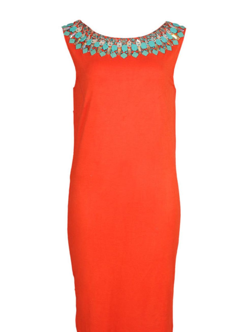<p>Beaded Grecian dress, £210, by <a href="http://www.chicaboutiqueonline.com/p-896-alba-dress-orange.aspx">Chica Boutique </a></p>