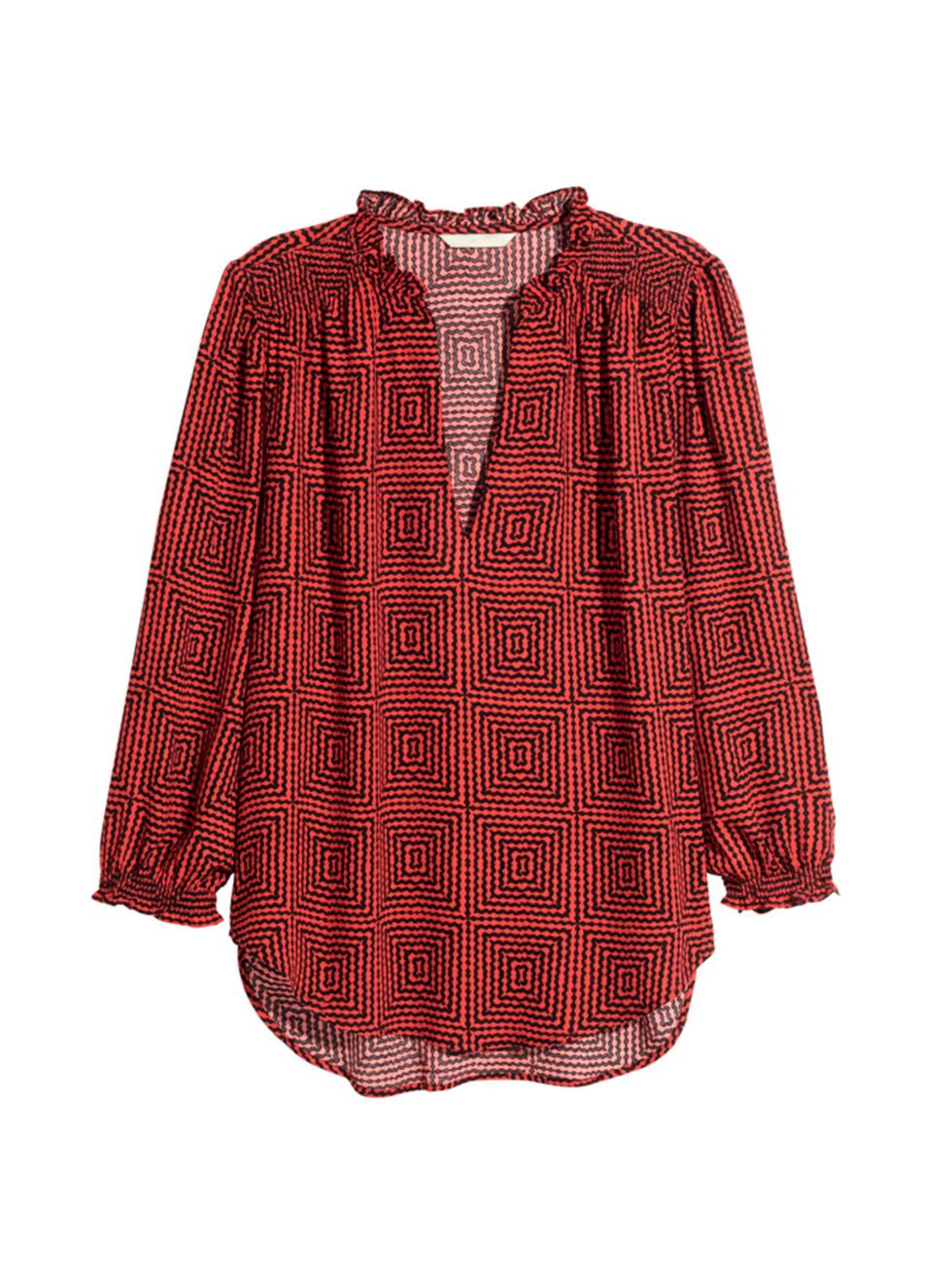 <p><a href="http://www.hm.com/gb/product/12213?article=12213-A" target="_blank">H&M</a> Blouse, £14.99</p>