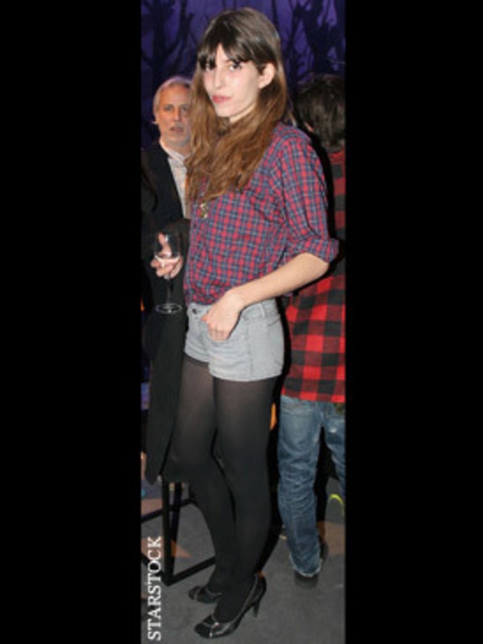 <p>Lou Doillon, at a party for her her own range of denim for Lee Cooper</p>