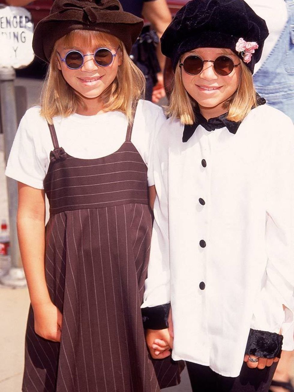 Ashley and Mary-Kate Olsen during the 90s