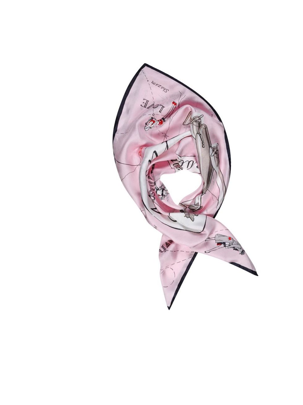 <p><a href="http://www.agentprovocateur.com/">Agent Provocateur</a> 'Arlene' silk scarf, £175</p>