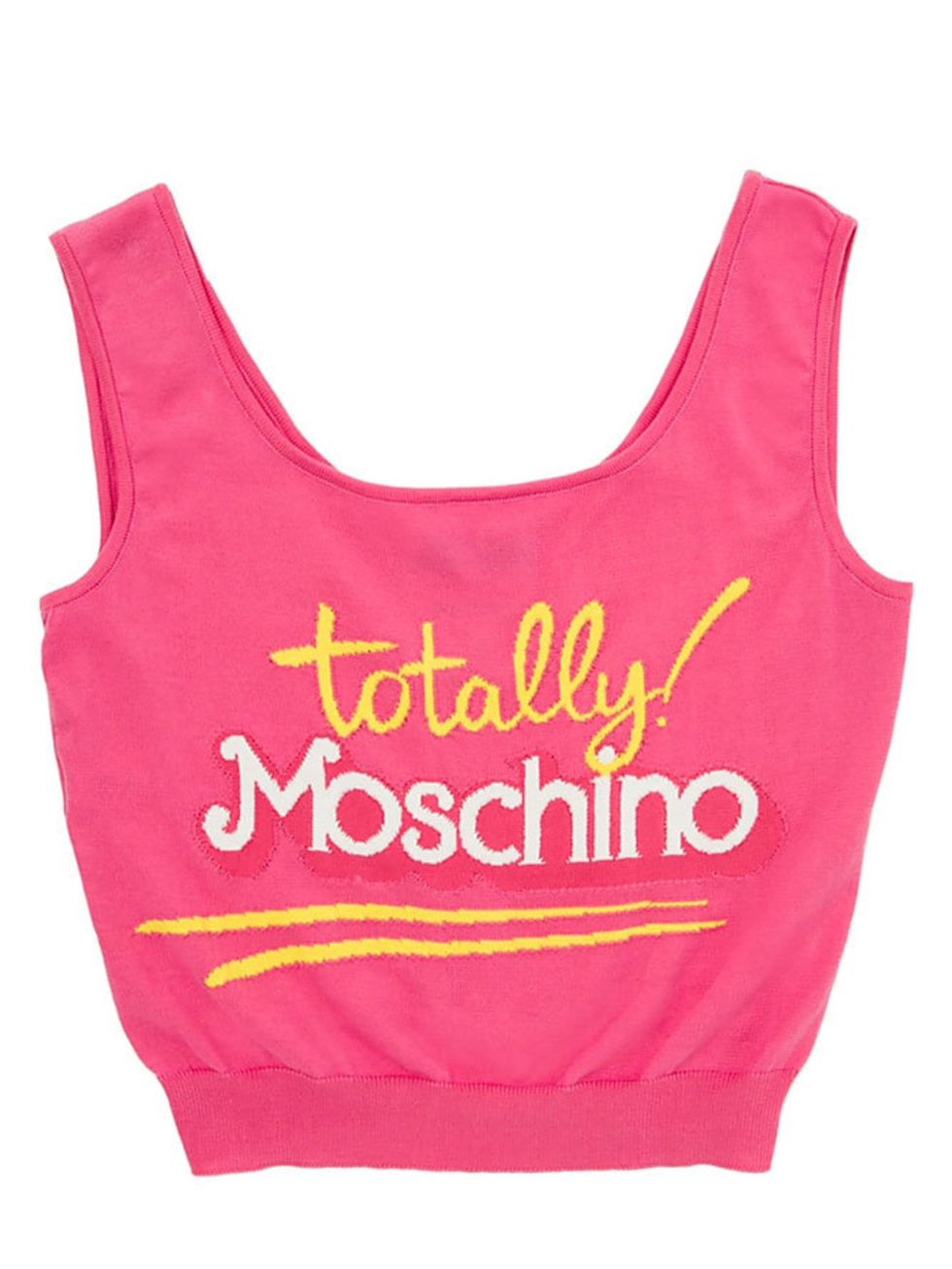 <p>Tank Top Moschino £185, <a href="http://www.stylebop.com/gb/product_details.php?id=586615">Style Bop</a> </p>