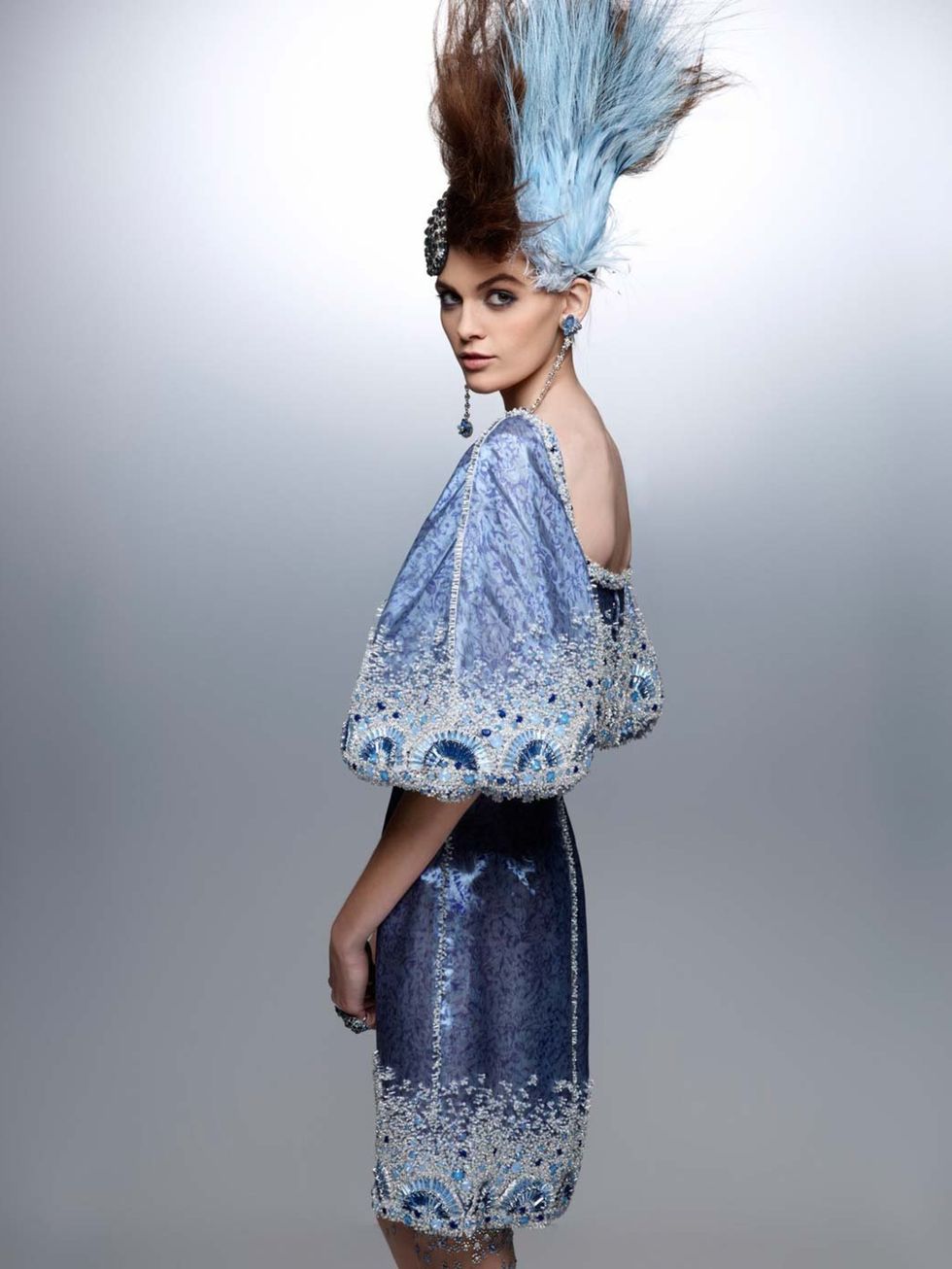 <p>Backstage looks from the Chanel couture show</p>