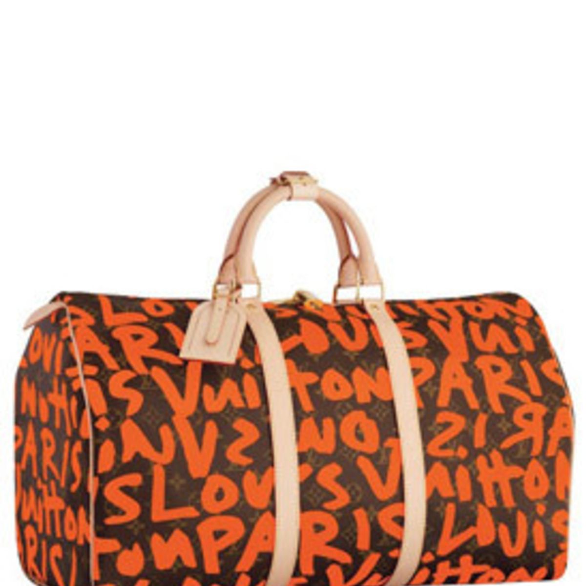 Louis Vuitton Limited Edition Orange Graffiti Stephen Sprouse for