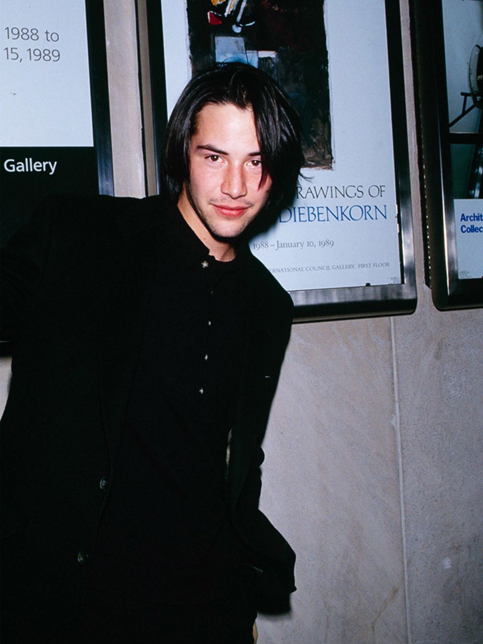 Oooh floppy haired Keanu!