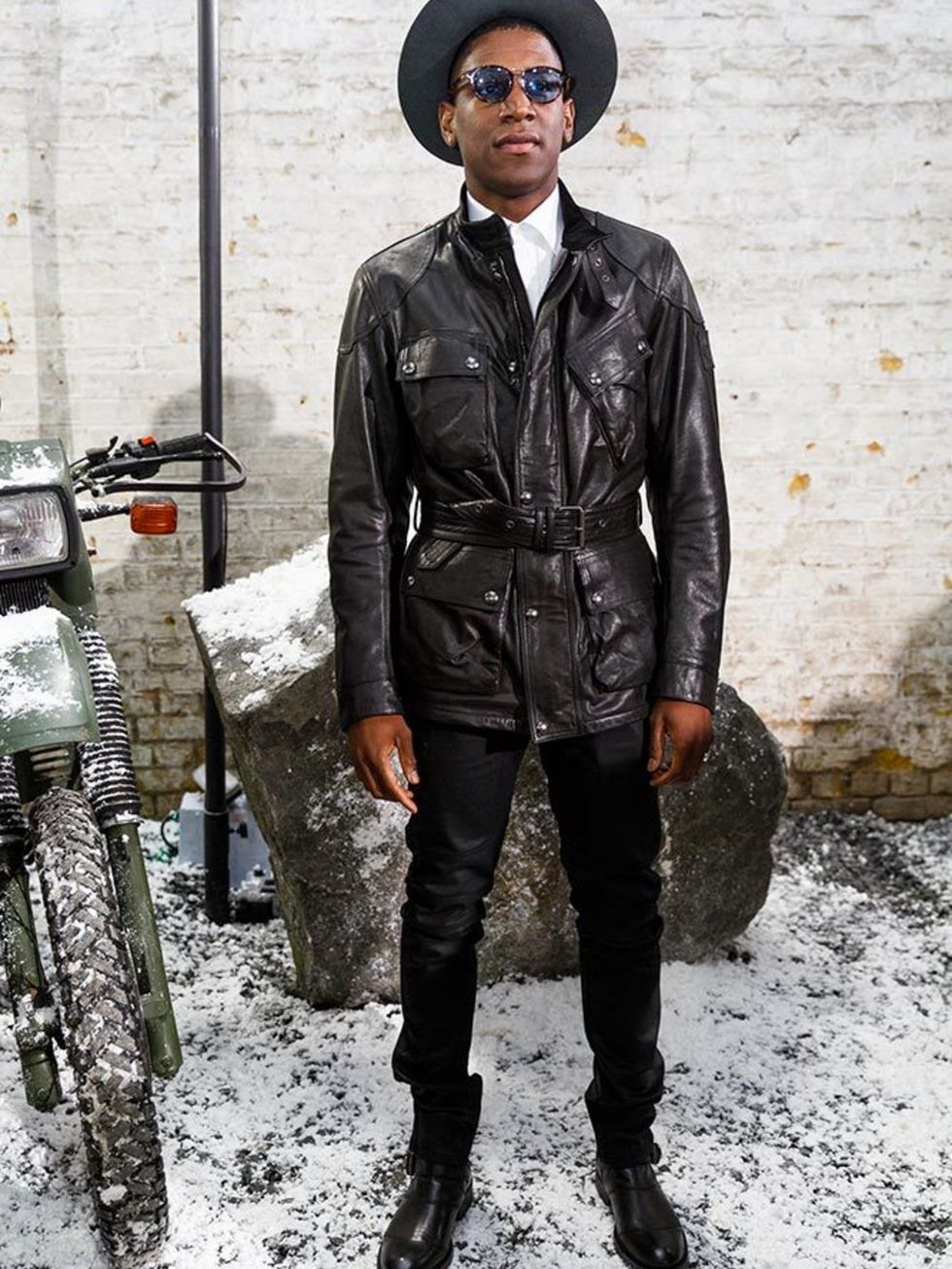 Labrinth attends the Belstaff presentation during London Collections A/W 16, January 2016.