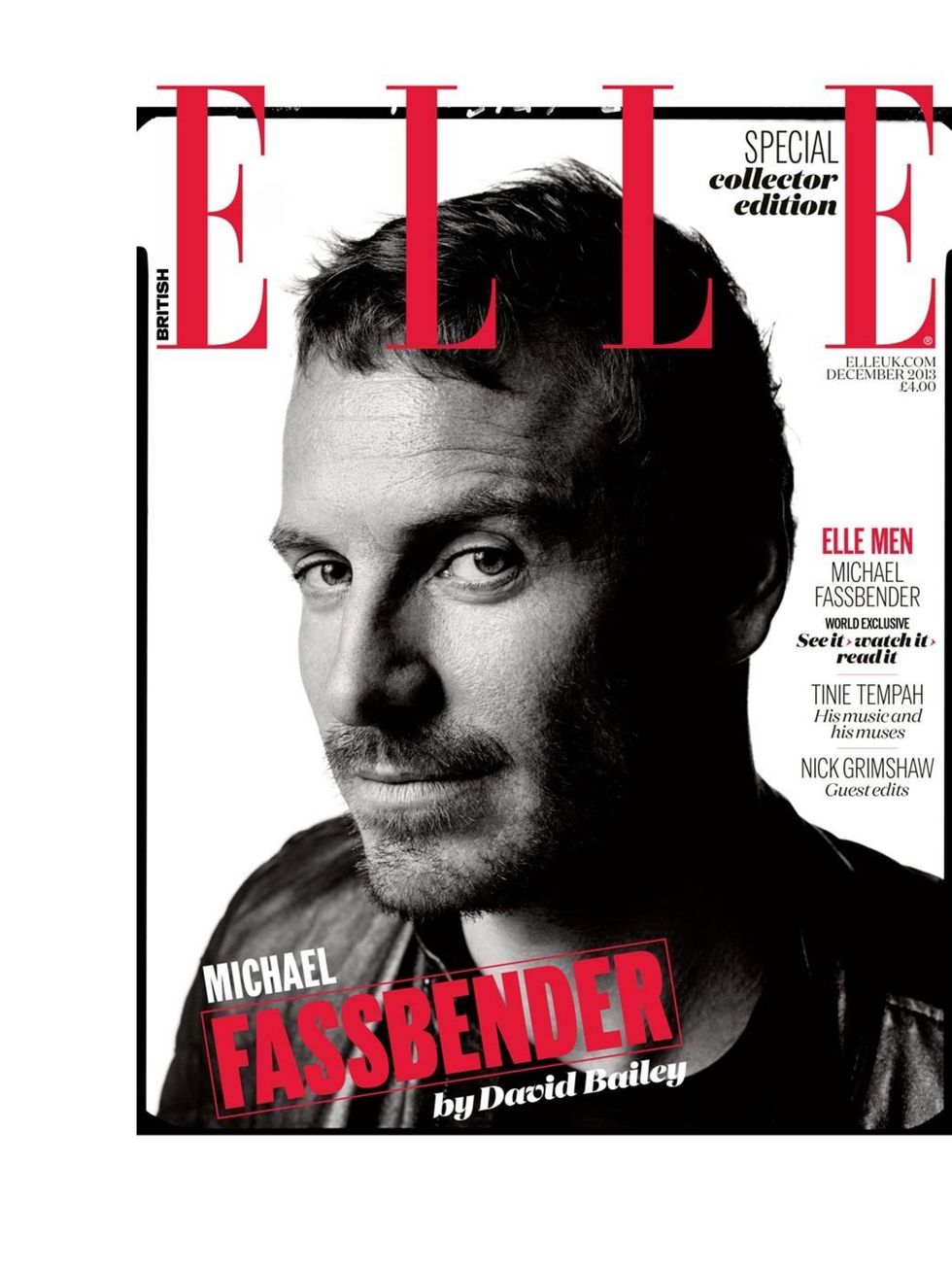 <p>Ever so hot and a little bit filthy.</p><p><em>The Michael Fassbender interview appears in the December 2013 issue of ELLE</em></p>