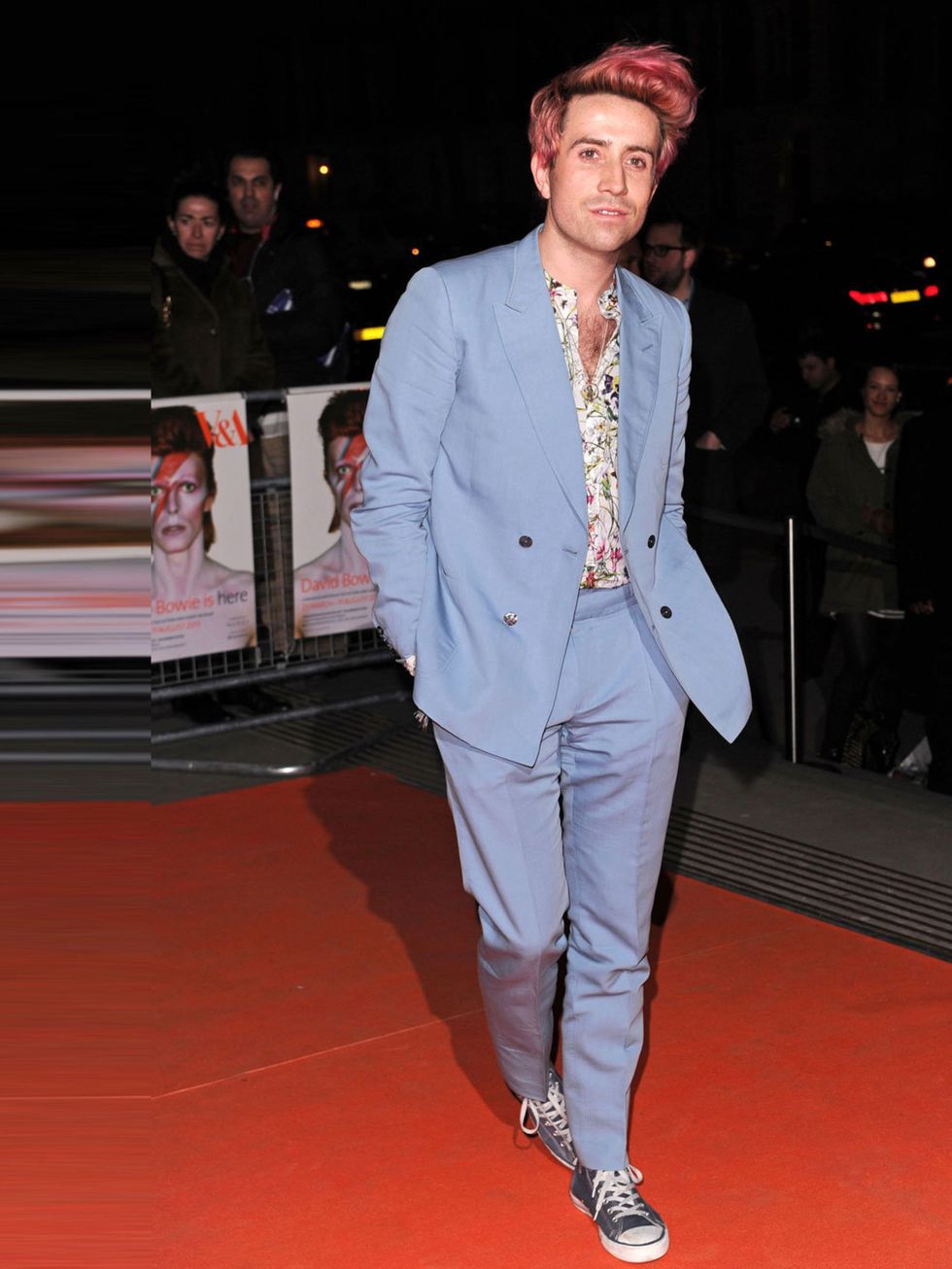 <p>Looking like a proper sweetie after dying his hair for <a href="http://www.elleuk.com/style/occasions/elle-goes-to-chanel-in-a-onesie">Comic Relief</a>.</p>