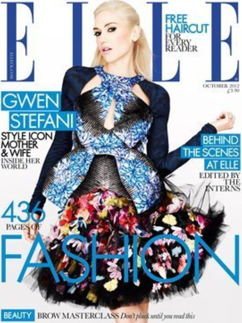 <p>ELLE's inaugural Edited By The Interns issue, October 2012</p>