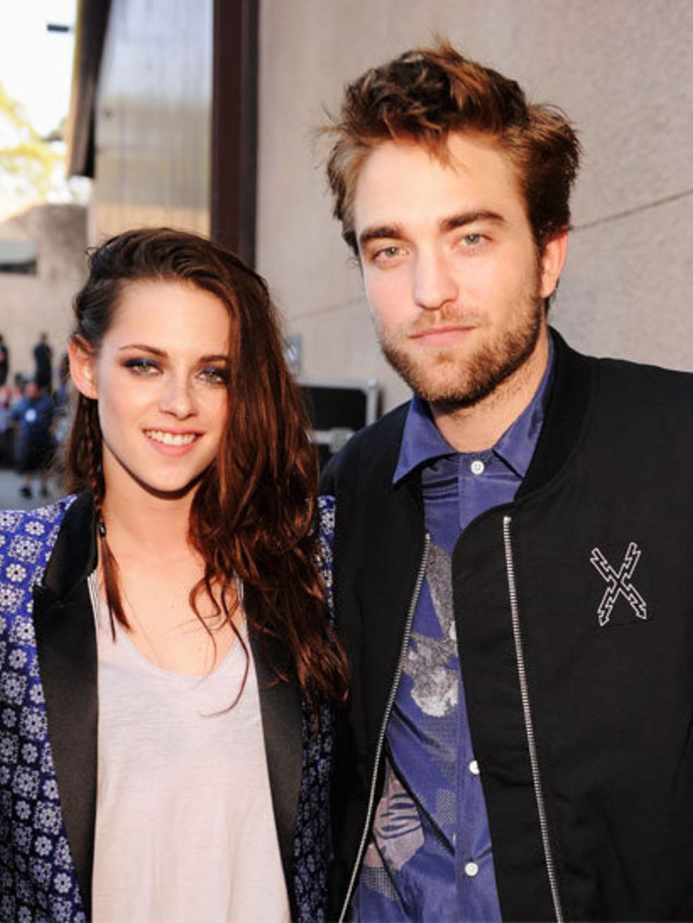 <p>Kristen Stewart and Robert Pattinson at the Teen Choice Awards on 22 July</p>