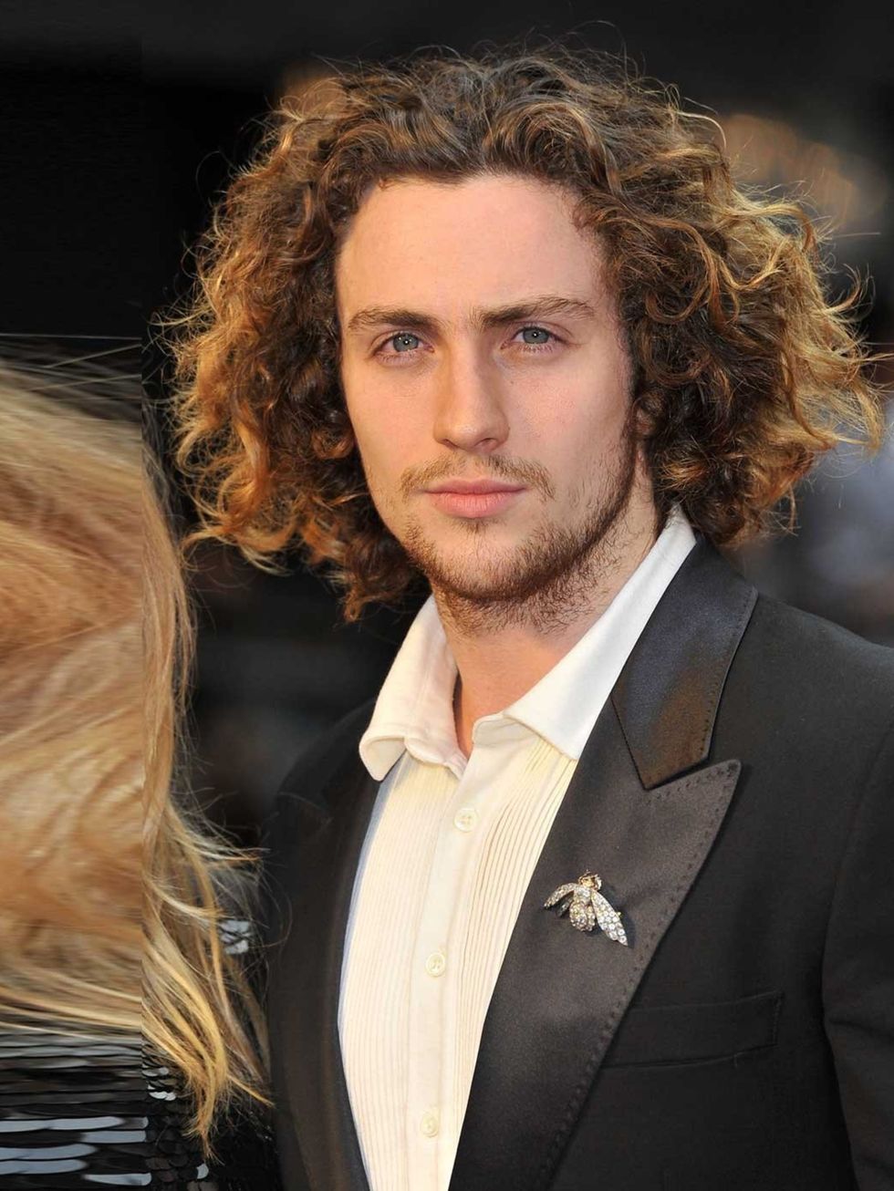 <p>Aaron Taylor Johnson. Channeling Beethoven?</p>