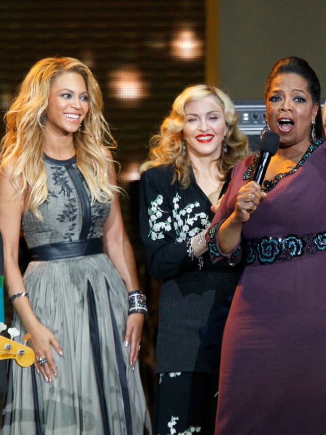<p>Beyonce, Madonna and Oprah</p>