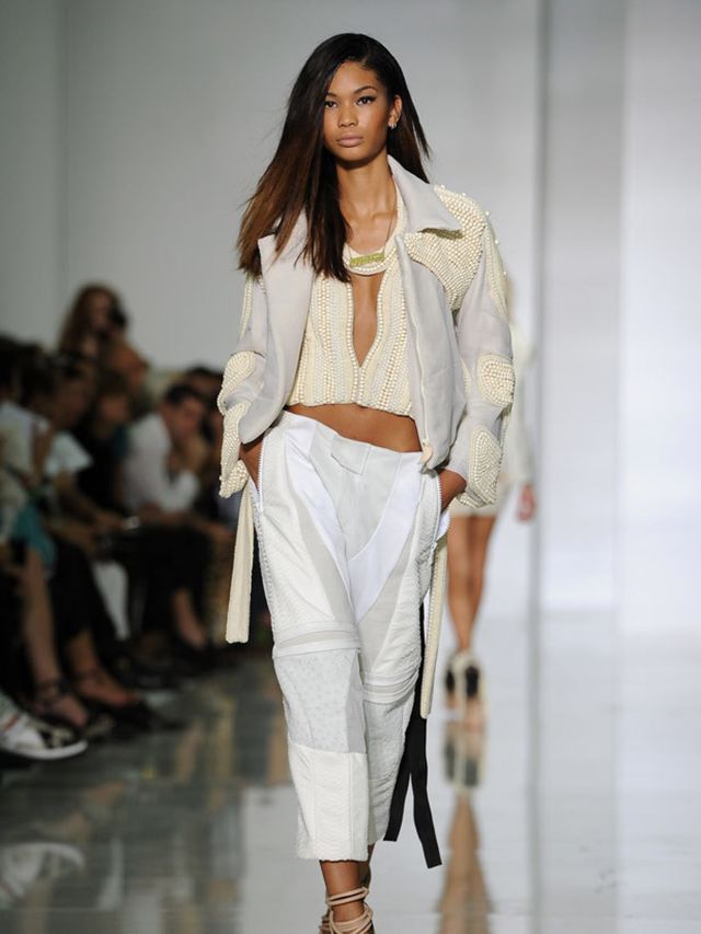 <p>A look from the Kanye West show.</p>