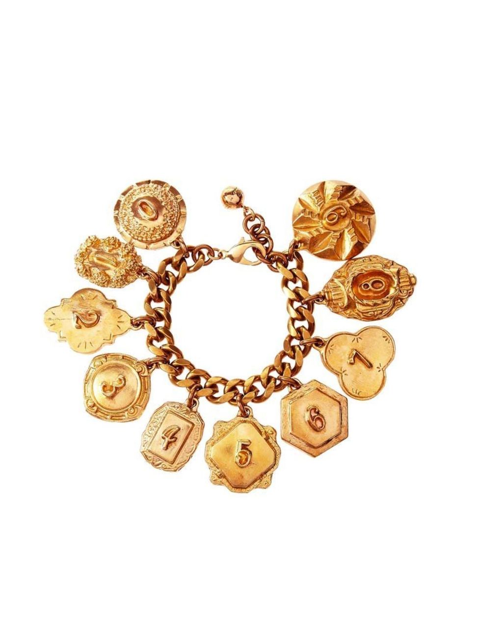 <p>Add interest to pared-down summer dressing with this heirloom charm bracelet.</p><p>Lulu Frost bracelet, £430 at <a href="http://www.net-a-porter.com/product/409941">Net-A-Porter</a></p>