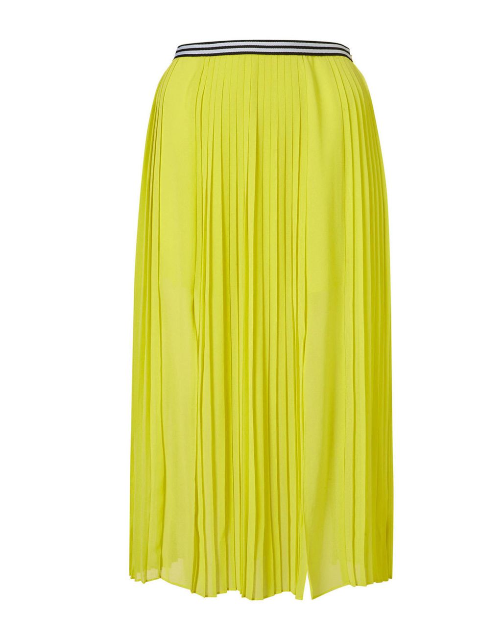 <p>Bring some sunshine into your life and instantly refresh your wardrobe with this vibrant pleated skirt. Wear it by day with a chunky knit or choose a silk tank and metallic heels for evening Topshop pleated skirt, £48</p><p><a href="http://shopping.el