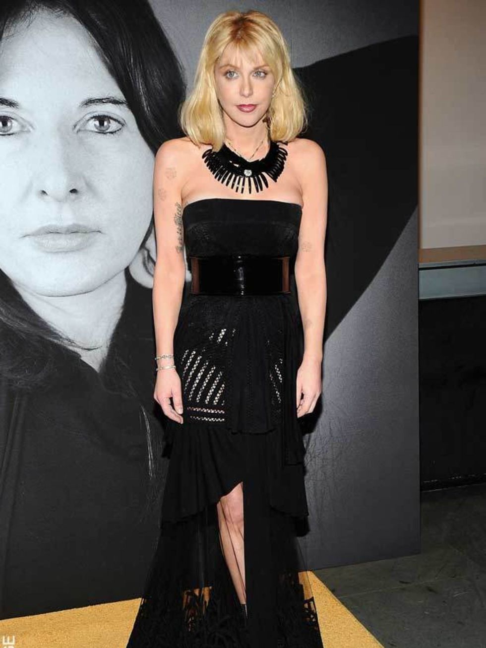<p>Courtney Love at the Roberto Cavalli A/W 2010 show</p>