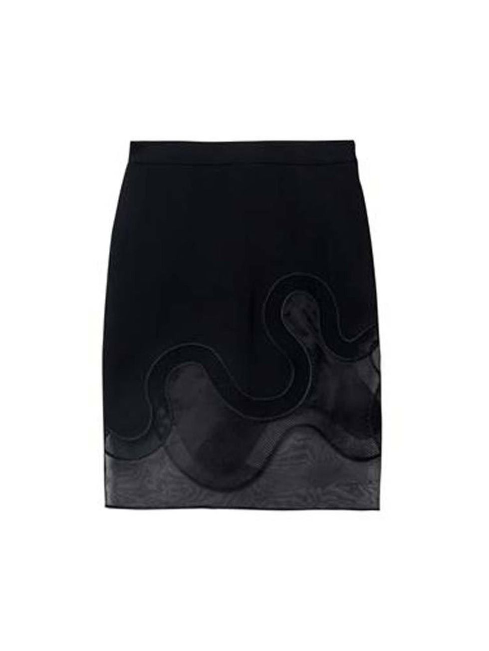 <p>Day 1 - Option one: <a href="http://www.matchesfashion.com/product/209287">Stella McCartney</a> skirt with see through detail</p>