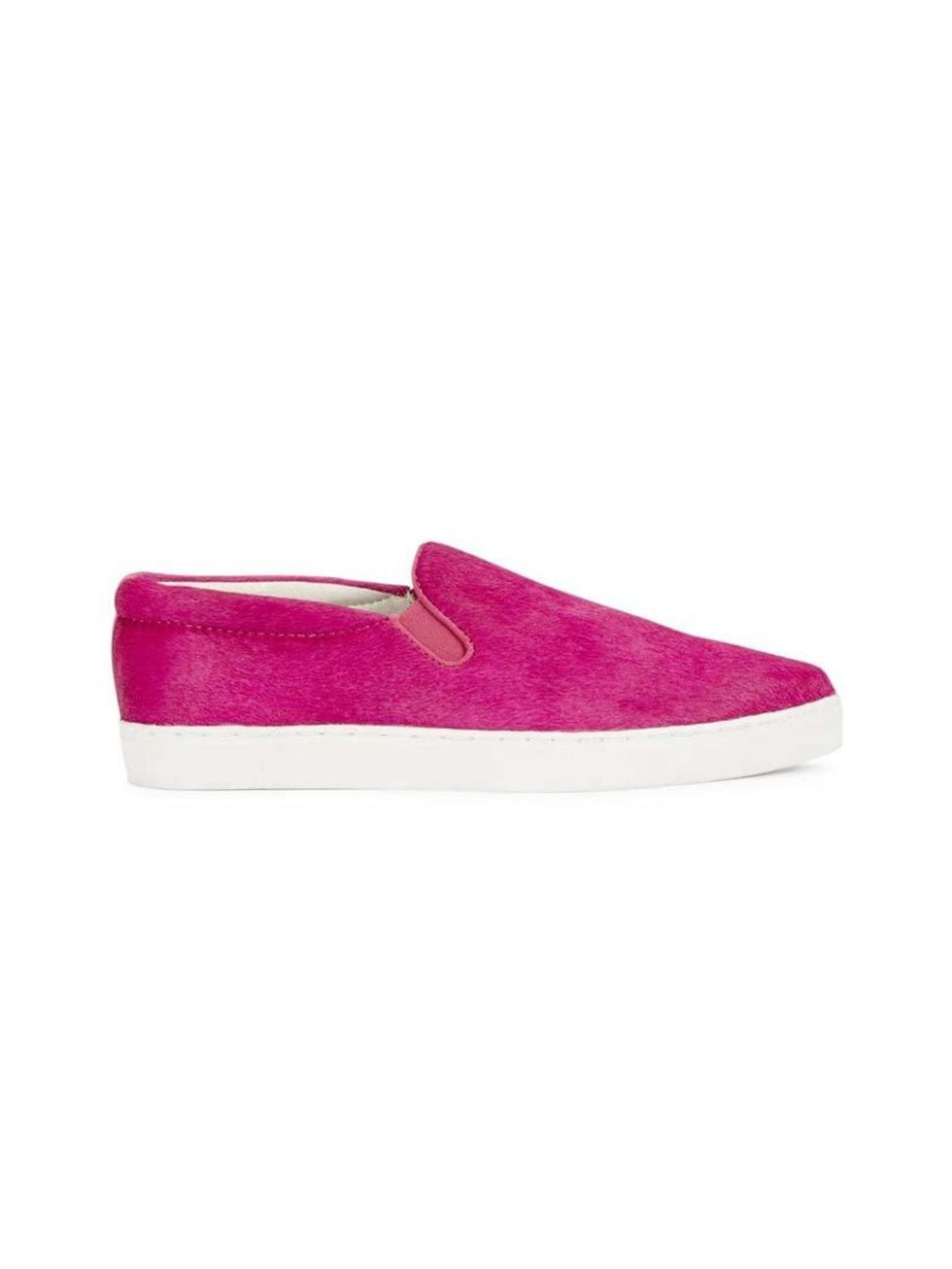 <p>Add a splash of colour to your weekend wardrobe.</p>

<p> </p>

<p>Senso slip-ons, £155 at <a href="http://www.harveynichols.com/100456-dylan-pink-calf-hair-skate-shoes/" target="_blank">Harvey Nichols</a></p>