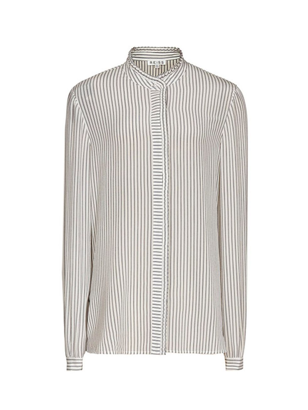 <p><a href="http://www.reiss.com/womens/tops/maggie/blue-stripe/" target="_blank">Reiss shirt</a>, £135</p>
