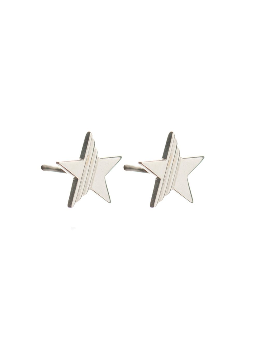 <p>Earrings, £30, Rachel Jackson at <a href="https://www.wolfandbadger.com/uk/star-earrings-silver/" target="_blank">Wolf & Badger</a></p>