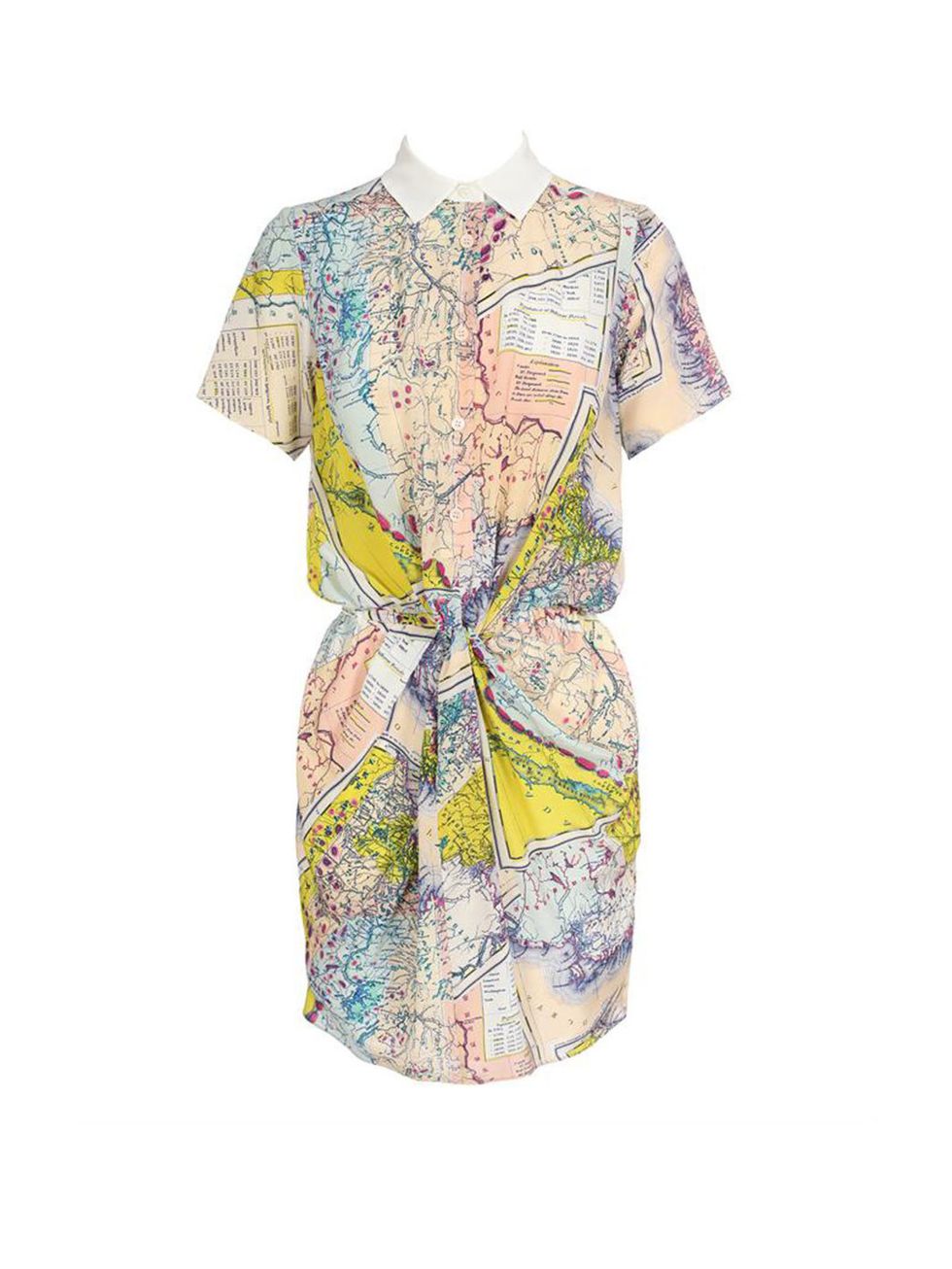 <p>Carven map printed silk dress, £470, at <a href="http://www.brownsfashion.com/Product/Map_printed_silk_shirt_dress/Product.aspx?p=3506419">Browns Fashion</a></p>
