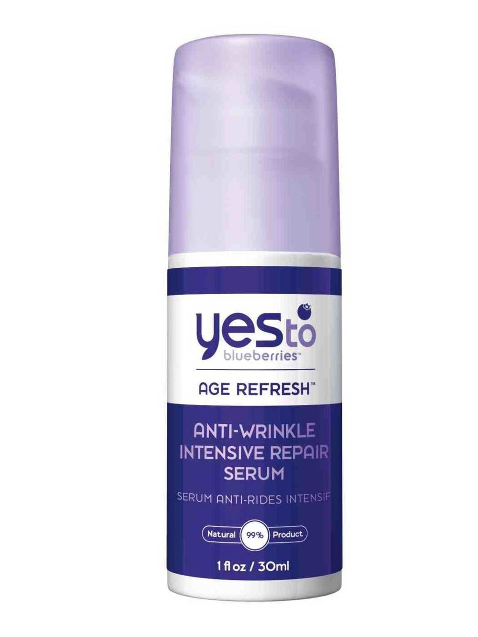 <p>Yes to Blueberries Anti-Wrinkle Intensive Repair Serum, £24.99 at <a href="http://www.victoriahealth.com/product/Anti-Wrinkle-Intensive-Repair-Serum/9500/0/?utm_source=gpl&amp;utm_medium=google&amp;utm_campaign=feed_20121">Victoria Health</a></p>