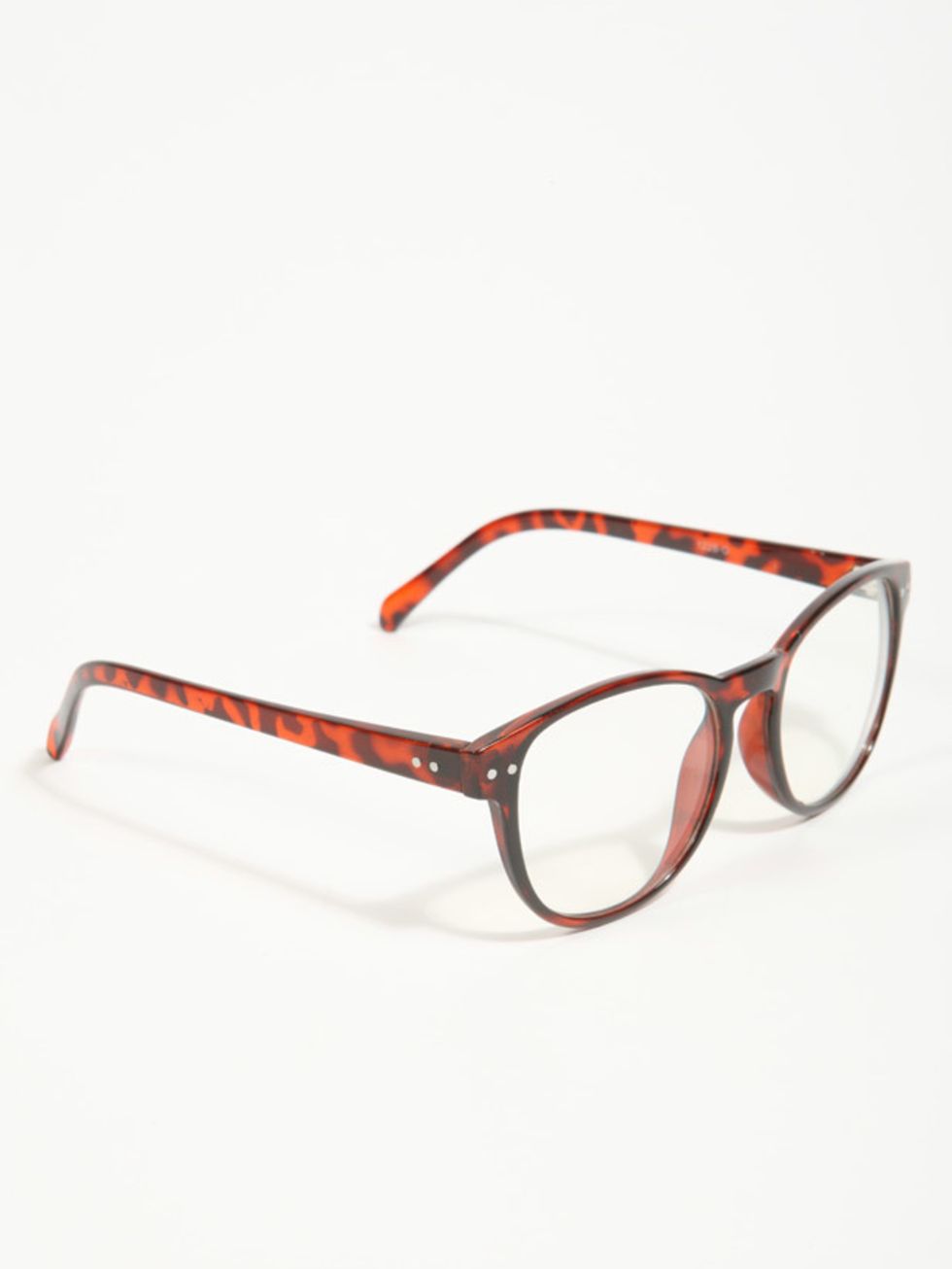 <p>Tortoiseshell round glasses, £16, by <a href="http://www.urbanoutfitters.co.uk/Double-Stud-Frame-Readers/invt/5758411051220&amp;bklist=icat,5,shop,womens,womensaccessories,wsunglasses">Urban Outfitters</a></p>