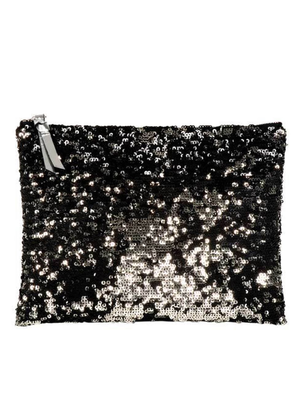 <p>Sequin clutch, £35, by COS (0207 478 0400)</p>