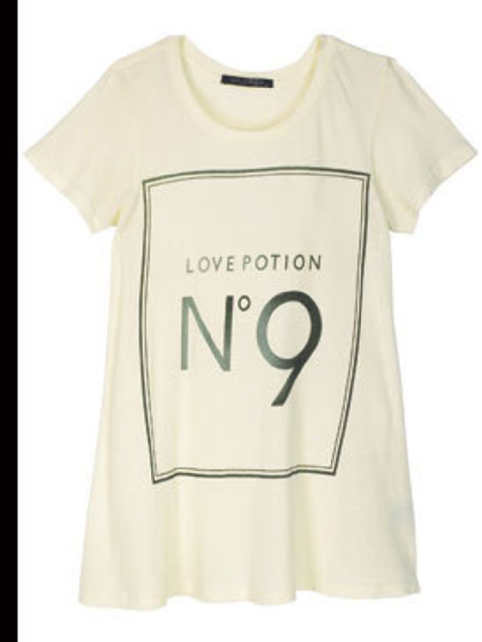 <p>Love Potion t-shirt, £62, by Wildfox (020 7725 5700)</p>