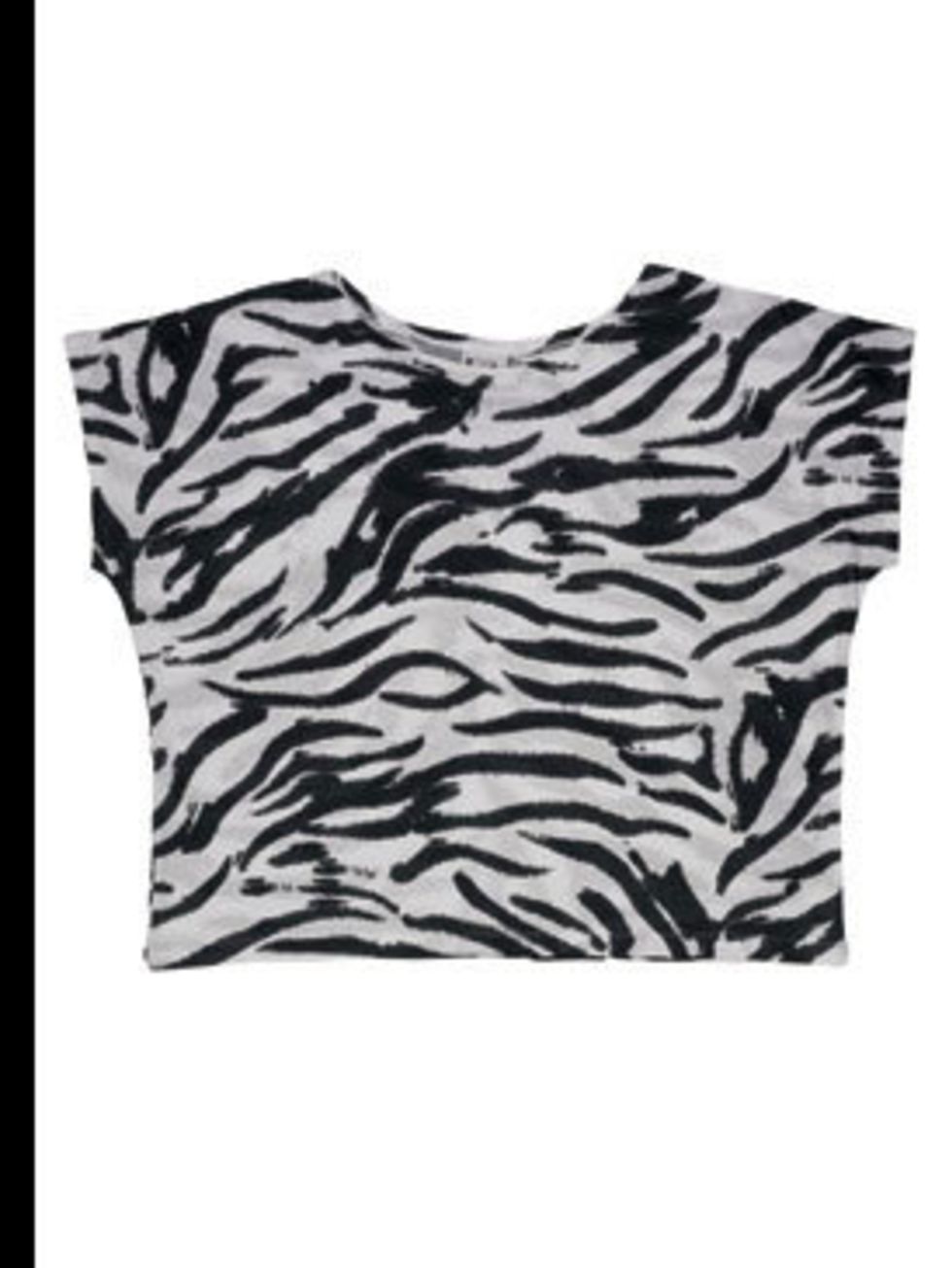 <p>Zebra print cropped t-shirt, £28, by <a href="www.urbanoutfitters.co.uk">Urban Outfitters</a></p>