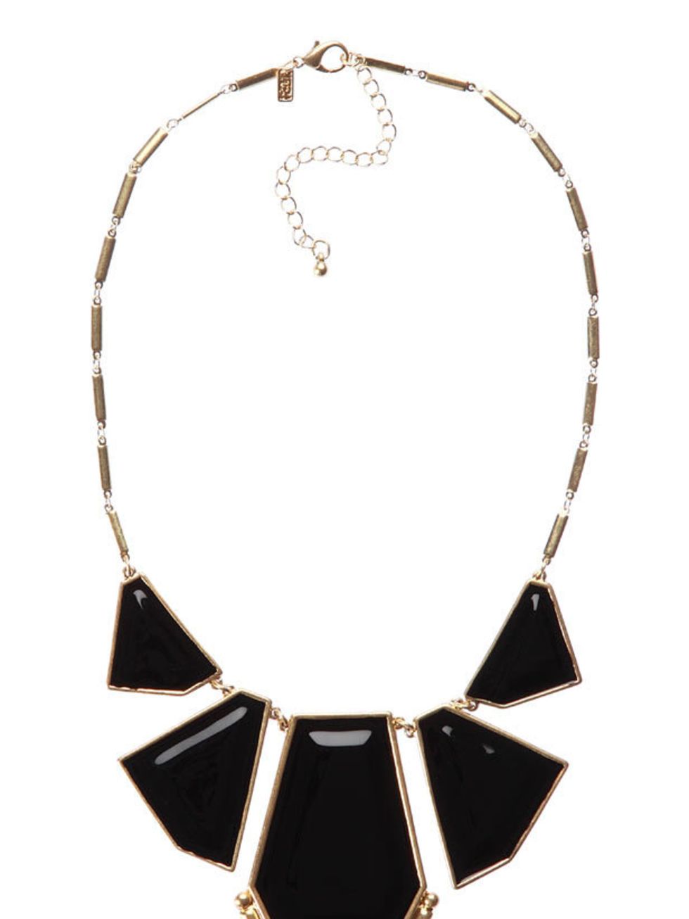 <p>Deco style necklace, £14 (was £28), by French Connection (0207 036 7200)</p>