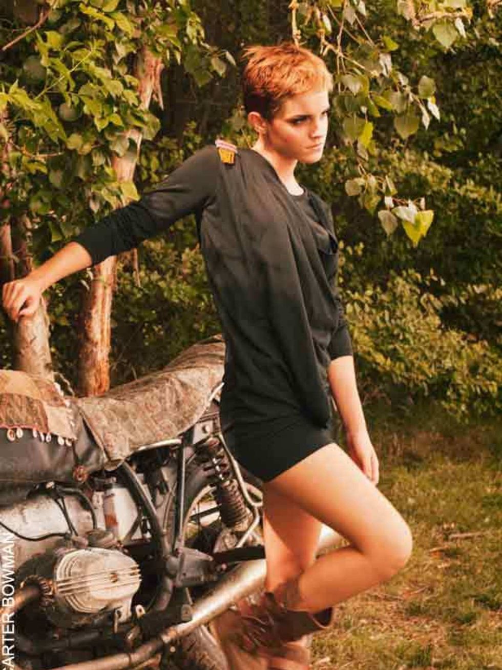 <p><a href="http://www.elleuk.com/starstyle/style-files/%28section%29/emma-watson">Emma Watson</a> proves eco-fashion can be edgy in her final collection for People Tree</p>