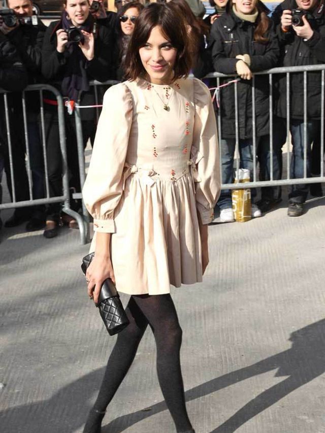 <p>You can always rely on a good turn-out of fashion-loving celebrities to come to see <a href="http://www.elleuk.com/catwalk/collections/chanel/autumn-winter-2011/collection">the Chanel show</a>, and this morning's a/w 2011 offering was no exception. So 