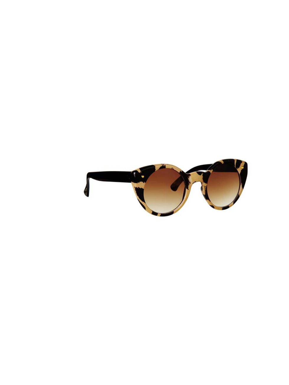 <p>The abstract leopard print of these classic cat-eye sunglasses will look great worn with clashing prints... <a href="http://www.urbanoutfitters.co.uk/leopard-cat-eye-sunglasses/invt/5758425482011/&colour=Brown">Urban Outfitters</a> sunglasses, £16 </p>