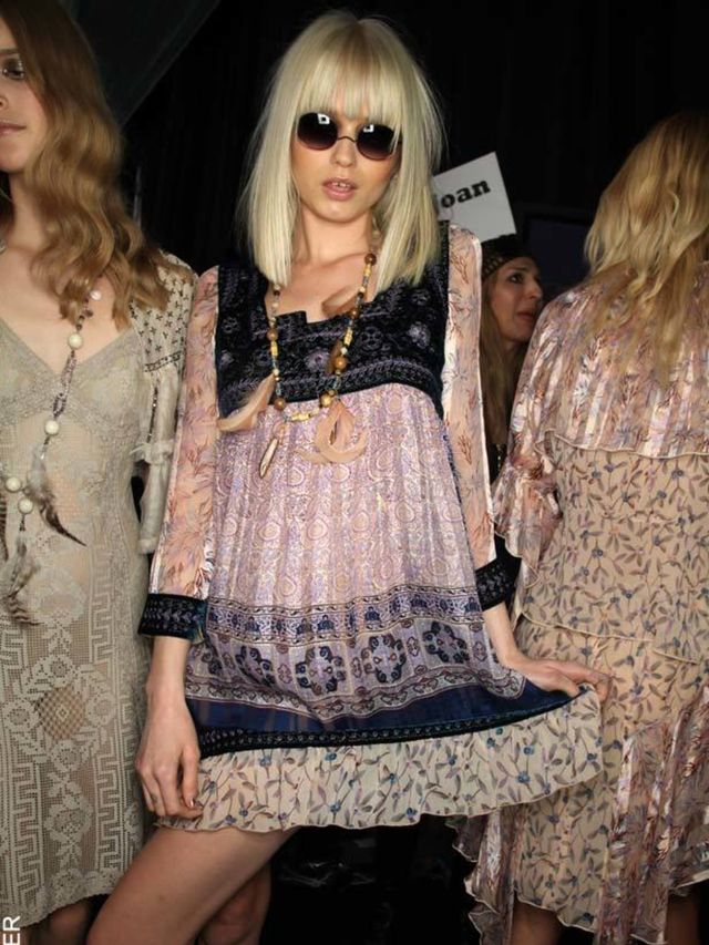<p>Model from Anna Sui show</p>
