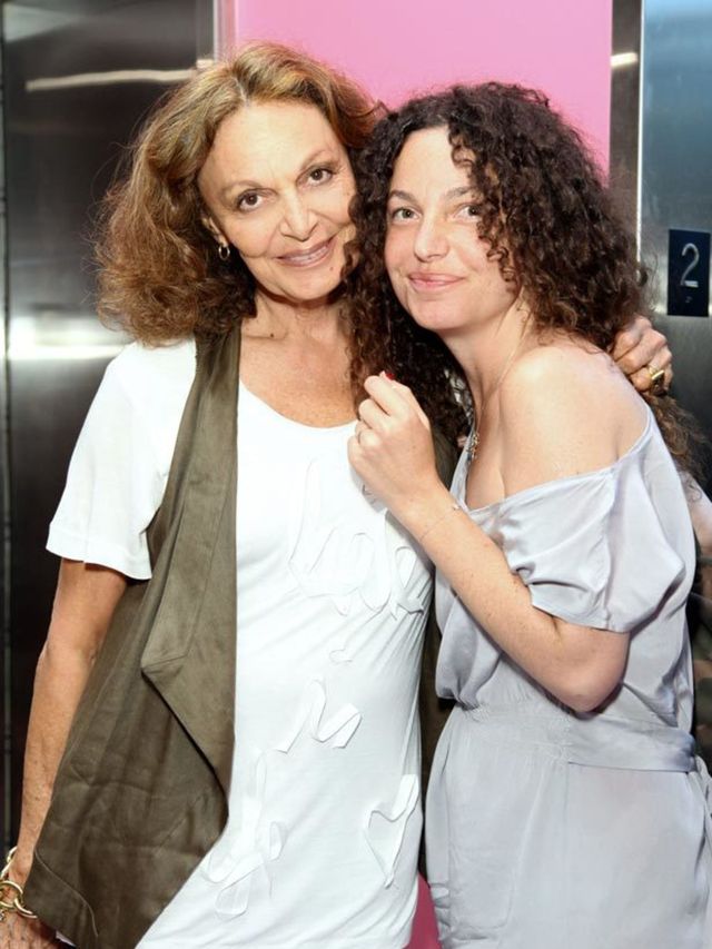 <p>Diane von Furstenberg and Tatiana von Furstenberg</p>
