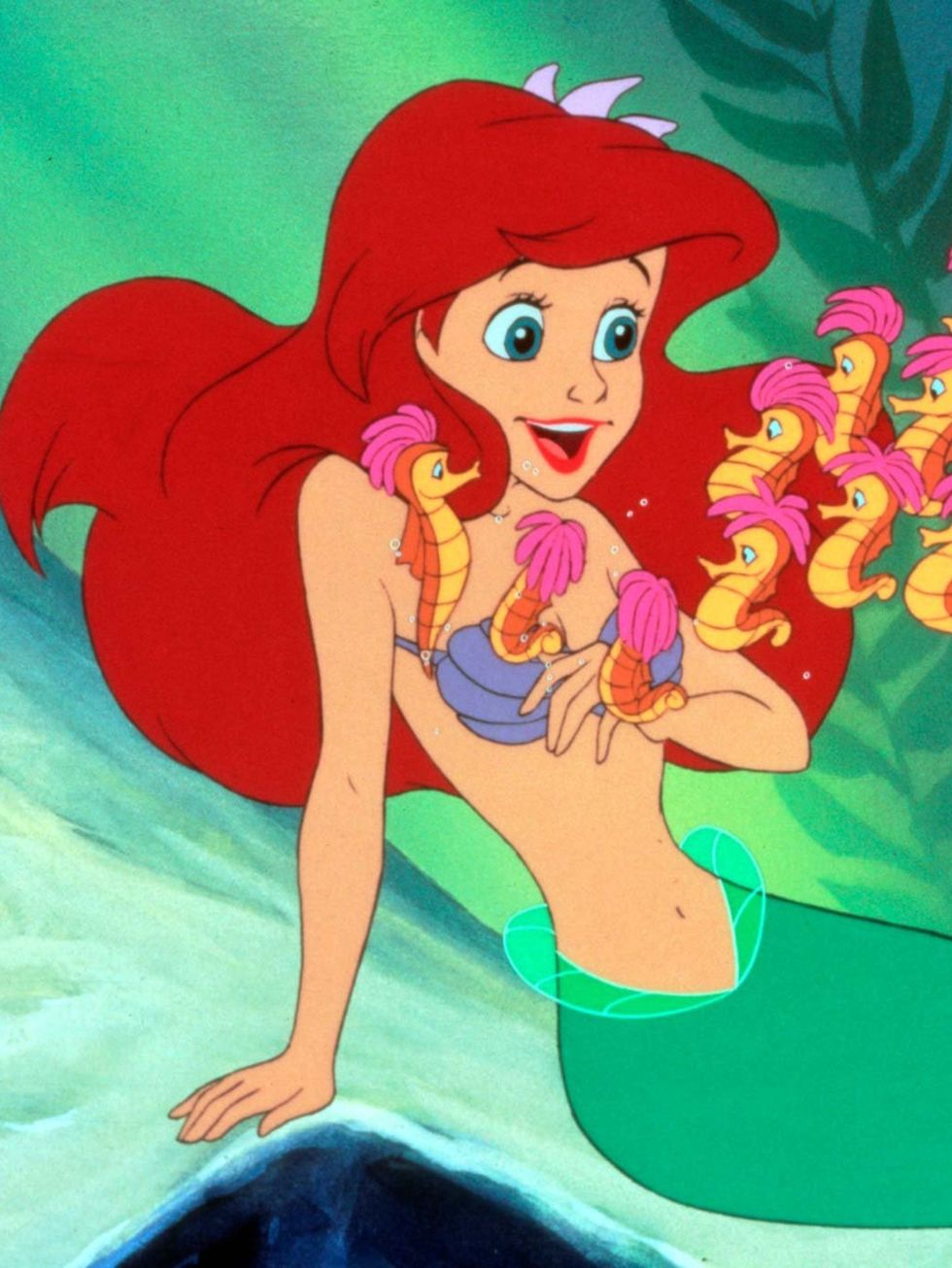<p><strong>Ariel, The Little Mermaid</strong></p><p>Oh to look as beautiful as Ariel under the sea! The shell bikini, the hair  that tail! Sadly, for us non-amphibious creatures, our underwater adventures typically involve an unflattering wetsuit and bed
