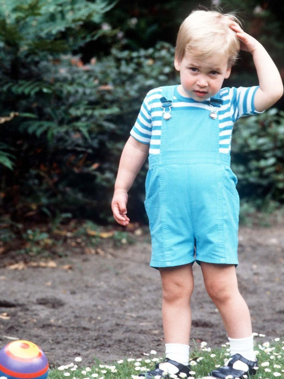 <p><a href="http://www.elleuk.com/star-style/celebrity-style-files/prince-william-elle-man-of-the-week">Prince William</a> was the first royal baby to wear disposable nappies.</p><p><em>Prince William in 1984, aged two.</em></p><p><a href="http://www.elle