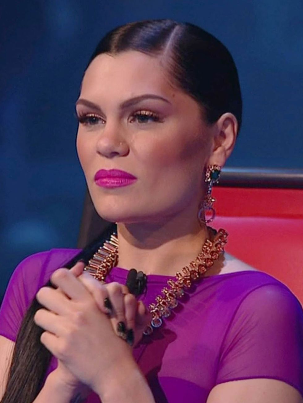 <p>Jessie J's look on The Voice, Sunday</p>