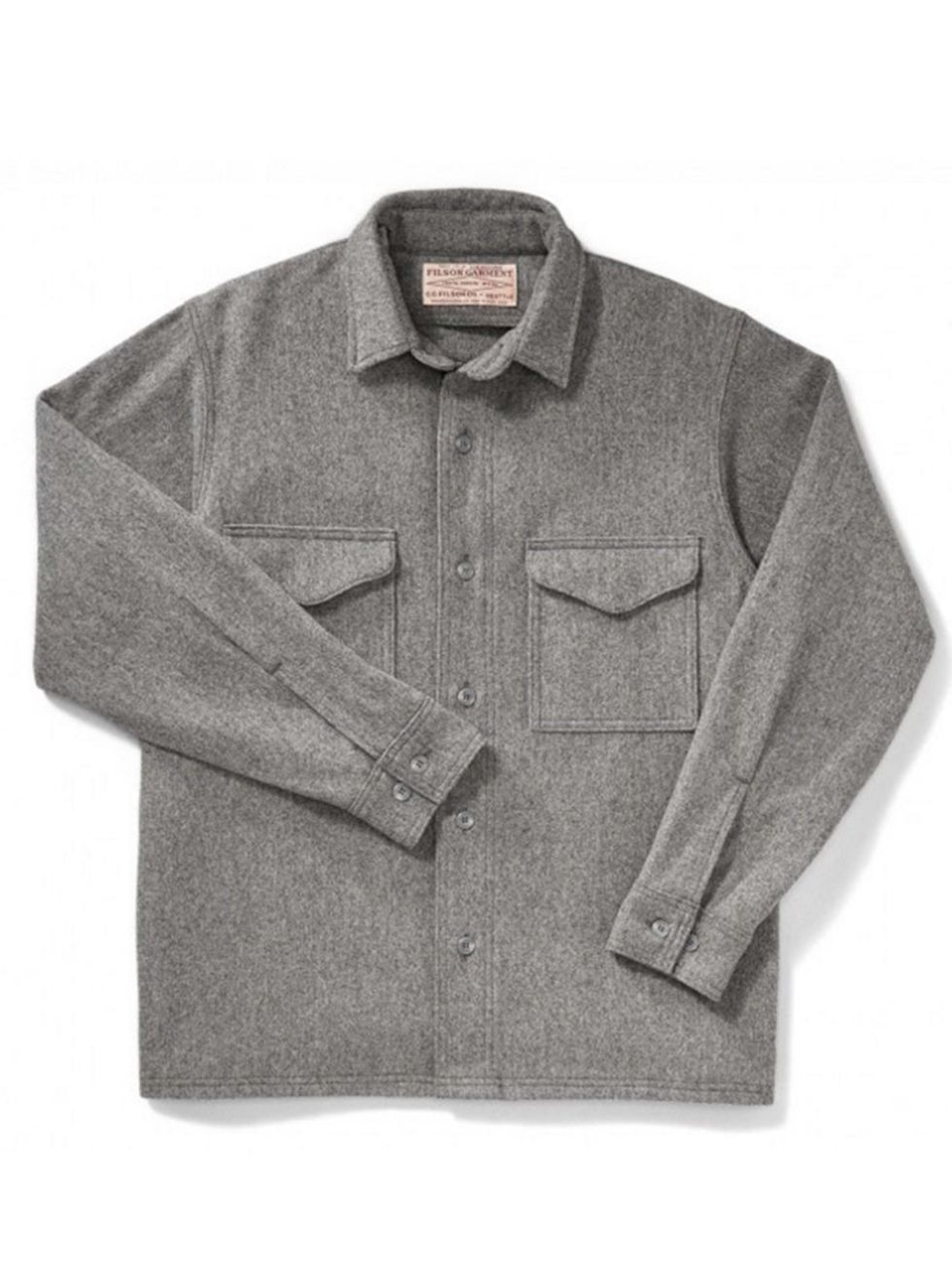 <p>A charcoal overshirt that begs to be layered. Because overshirts are in, okay.</p>

<p><a href="http://www.filson.com/men/shirts/jac-shirt-alaska-fit-10047.html" target="_blank">Filson</a> Jac Wool Shirt, £144 </p>