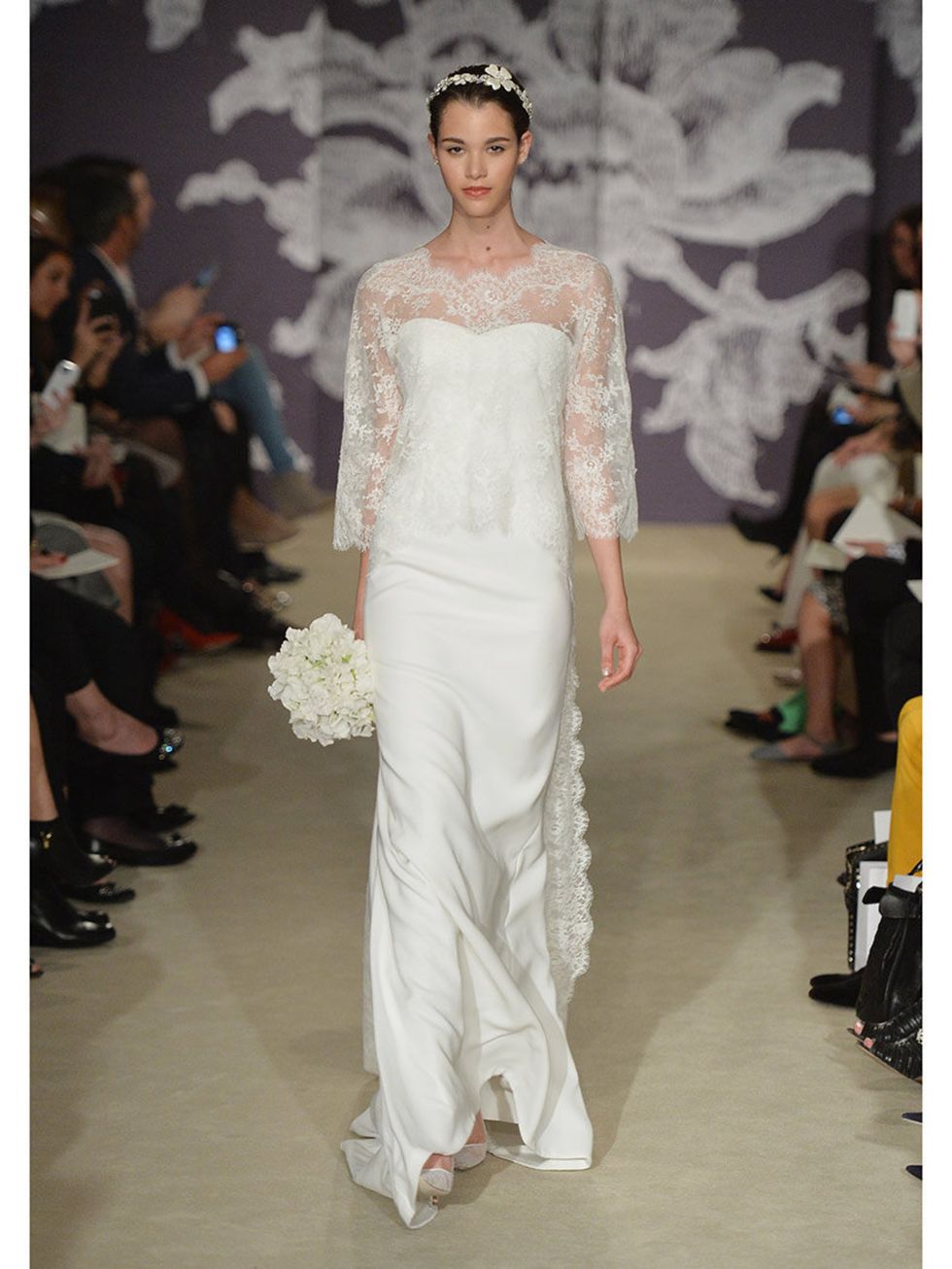 <p>Carolina Herrera, spring 2015</p><p><em><a href="http://www.elleuk.com/style/occasions/elle-weddings">How ELLE gets married</a></em></p>