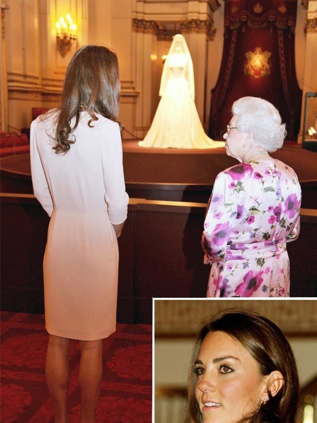 <p>Kate Middleton and the Queen</p>