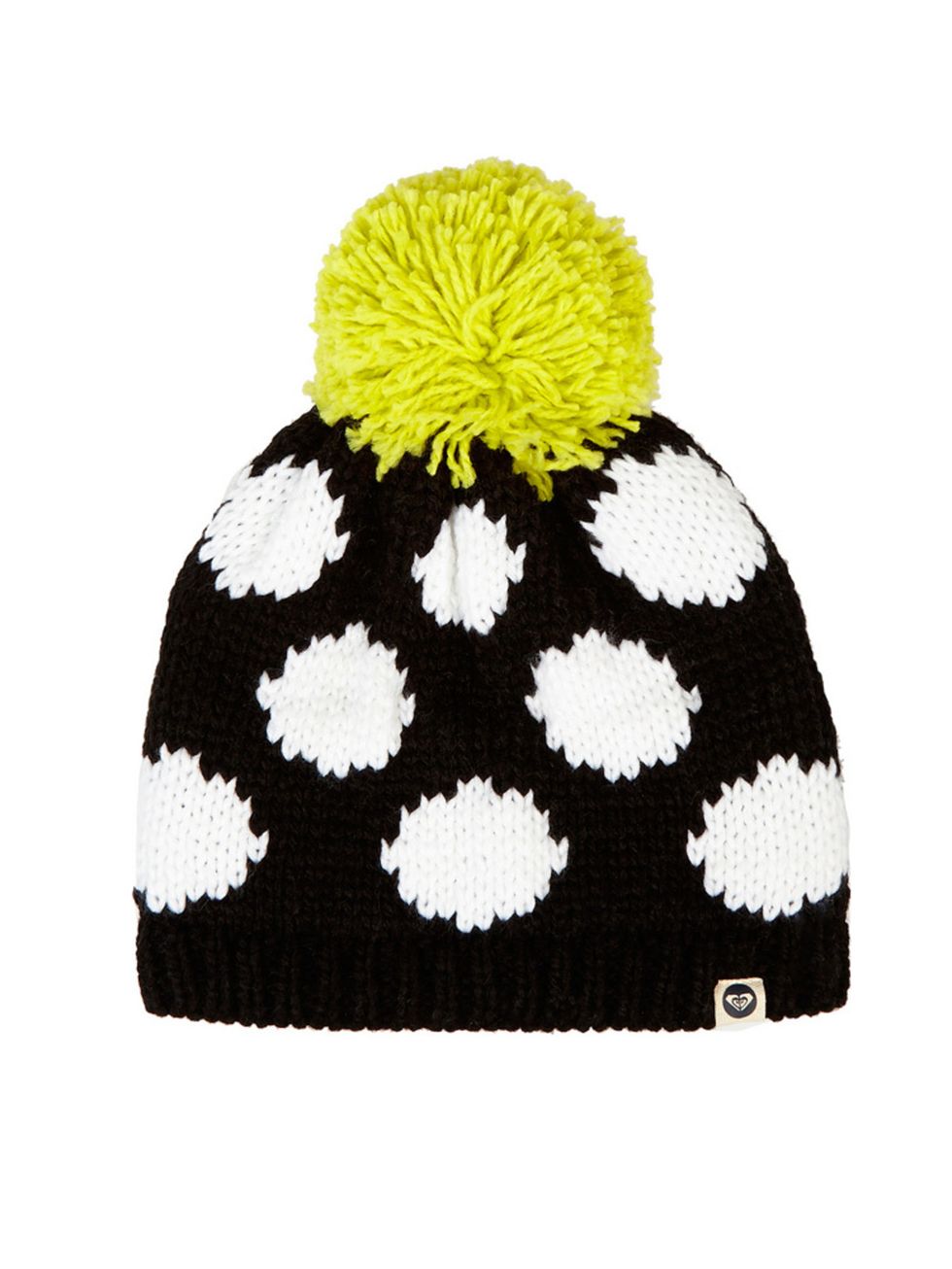 <p>House of Holland for Roxy knitted hat, £60 at <a href="http://www.net-a-porter.com/product/503867/House_of_Holland/-roxy-polka-dot-knitted-hat" target="_blank">net-a-porter.com</a></p>