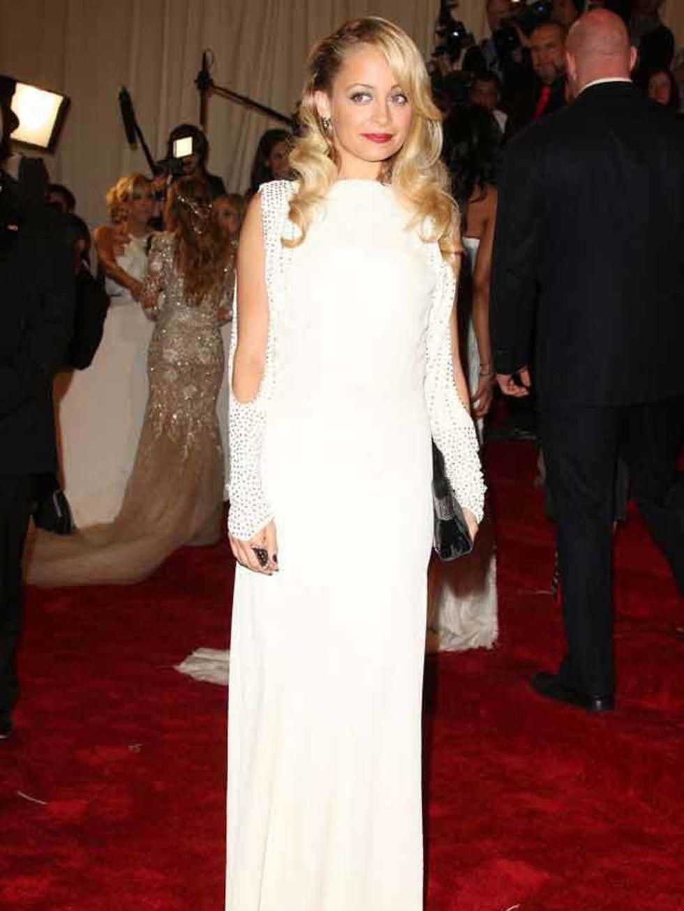 <p>Nicole Richie in a vintage bias cut gown at The Met Ball, 2 May 2011 in <a href="http://www.elleuk.com/travel/travel-guides/new-york-guide">New York</a>.</p>