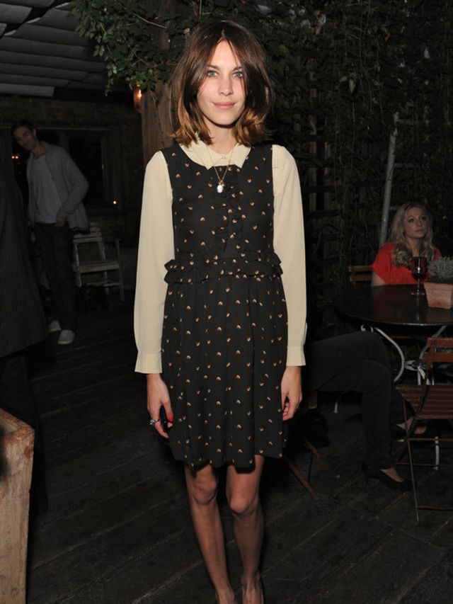 <p>Alexa Chung at Superga party</p>