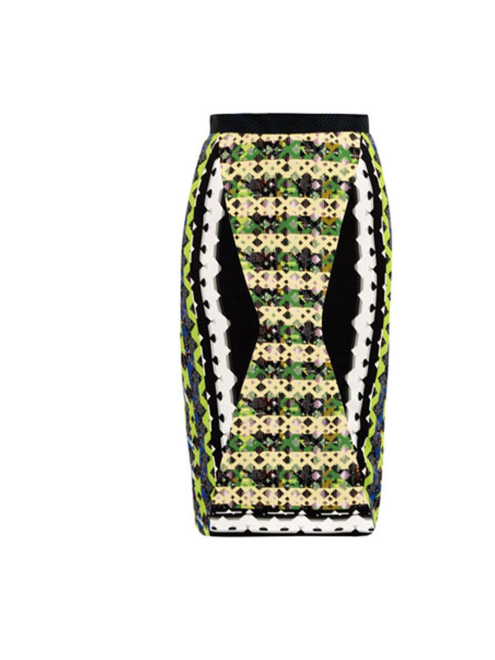 <p>Peter Pilotto geometric print skirt, £580, at Matches</p><p><a href="http://shopping.elleuk.com/browse?fts=peter+pilotto+geometric+print+skirt">BUY NOW</a></p>