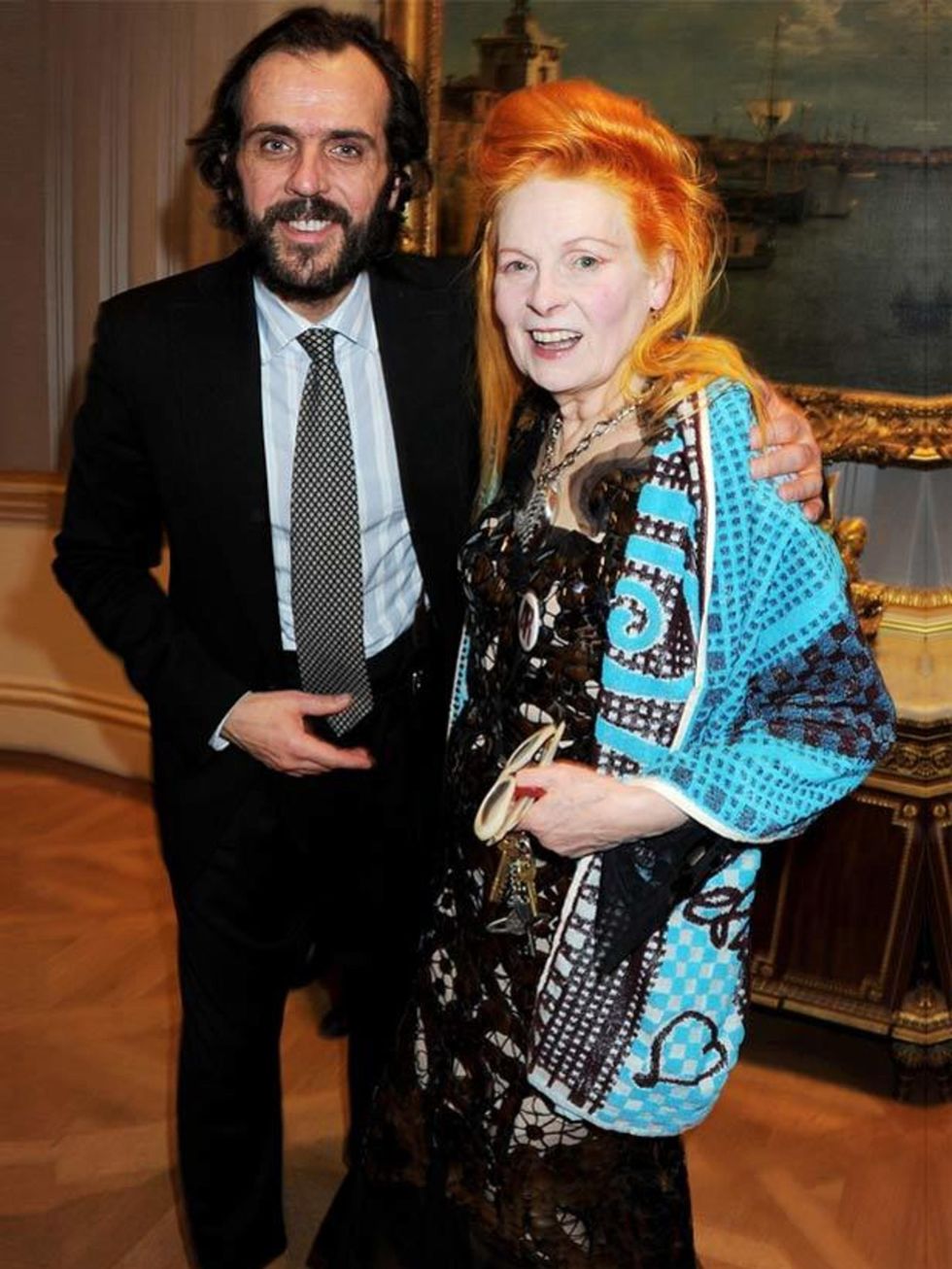 <p>Vivienne Westwood and Andreas</p>